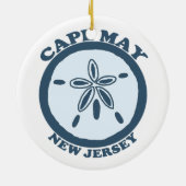 Cape May。 セラミックオーナメント (裏面)