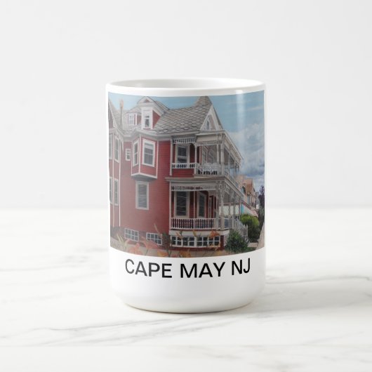 Cape May、ニュージャージー コーヒーマグカップ (中央)