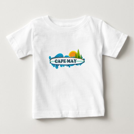 Cape May。 ベビーTシャツ (正面)