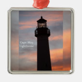 Cape May Lighthouse Ornament メタルオーナメント (正面)