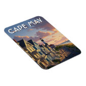 Cape May New Jersey Travel Postcard マグネット (右側)