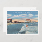 Cape May, New Jersey Vintage Beach Scene ポストカード (正面/裏面)