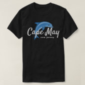 Cape May NJ , Cape May Dolphin Beach  Tシャツ (デザイン正面)