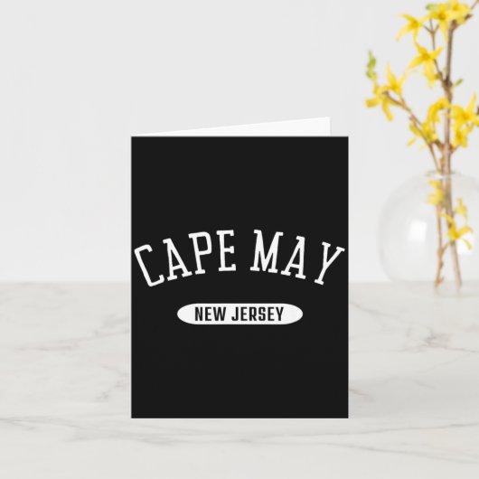 Cape May Nj Clic Cape May New Jersey _1  カード (黄色い花)