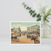 Cape May NJ, Stockton Baths, Vintage ポストカード (スタンド正面)