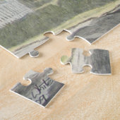 Cape Neddick Lighthouse Watercolor ジグソーパズル (側面)