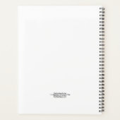 Cape Neddick Lighthouse Watercolor プランナー手帳 (裏面)