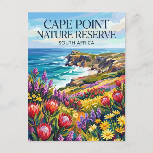 Cape Point Nature Reserve South Africa ポストカード (正面)