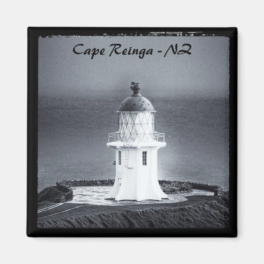 Cape Reinga、ニュージーランドNZ -2 (冷蔵庫用マグネット) マグネット (正面)
