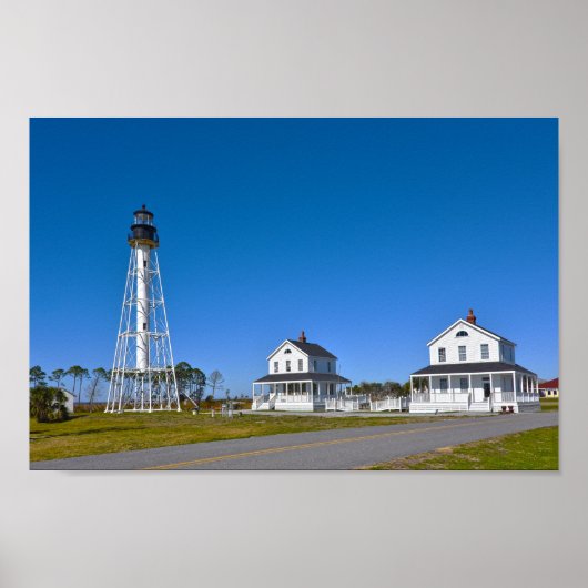 Cape San Blas(フロリダ州)、Light house(フロリダ州) ポスター (正面)