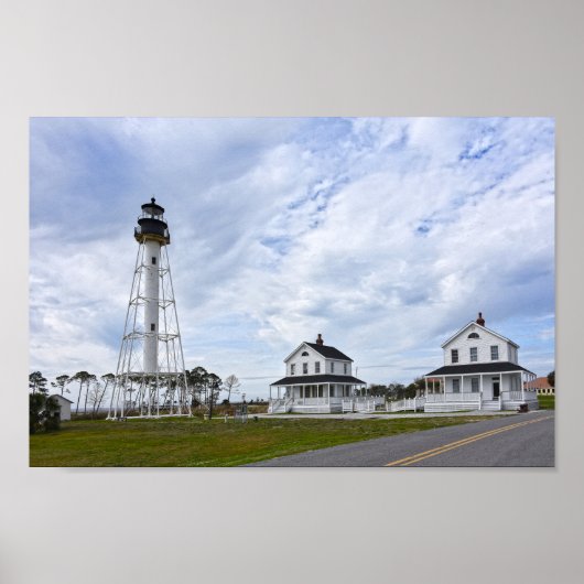Cape San Blas（フロリダ州）、Light house（フロリダ州） ポスター (正面)