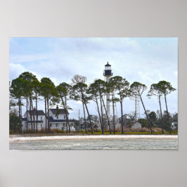 Cape San Blas(フロリダ州)、Light house(フロリダ州) ポスター
