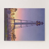Cape San Blas Light house, Port St. Joe, Sunset ジグソーパズル (横)