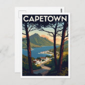 Cape Town – Scenic Coastal View Art Print ポストカード (正面/裏面)