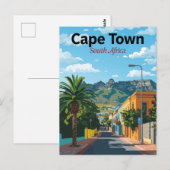 Cape Town South Africa Colorful Street ポストカード (正面/裏面)