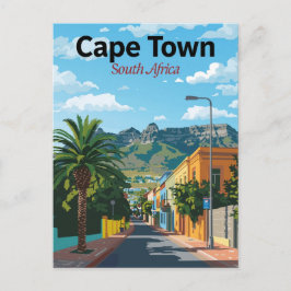 Cape Town South Africa Colorful Street ポストカード