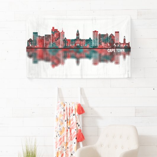 Cape Town South Africa Skyline 横断幕 (インサイチュ)