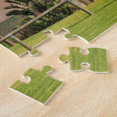 Cape Town Table Mountain View Grass ジグソーパズル (側面)