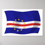Cape Verde Flag Poster Print ポスター (正面)