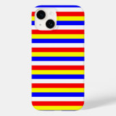 Cape Verde flag stripes country pattern symbol Case-Mate iPhoneケース (裏面)
