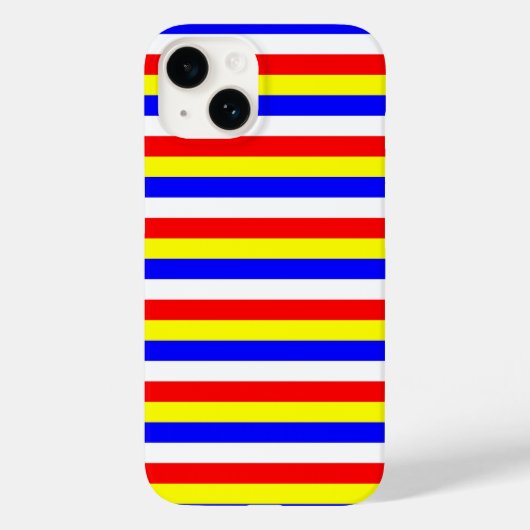 Cape Verde flag stripes country pattern symbol Case-Mate iPhoneケース (裏面)
