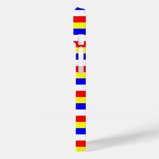 Cape Verde flag stripes country pattern symbol Case-Mate iPhoneケース (裏面 / 左)