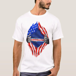 Cape Verdean American Strong T-Shirt Tシャツ