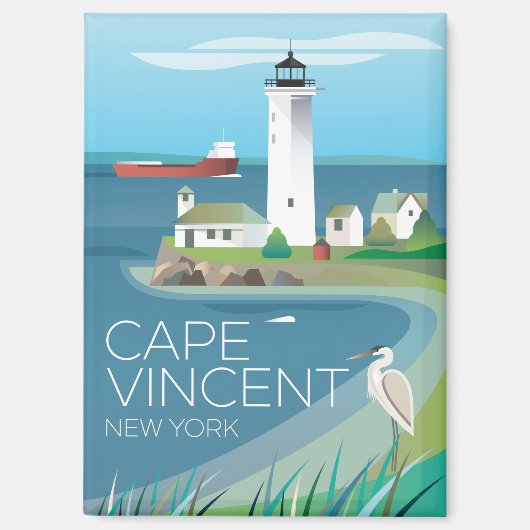 Cape Vincent、新しいYrok冷凍機磁石 マグネット (正面)