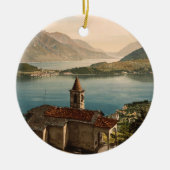 Capello Stアンジェロの湖Como、ロンバルディア、イタリア セラミックオーナメント (正面)