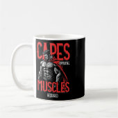 Capes Optional Muscles Required Funny Gym Meme 1  コーヒーマグカップ (左)