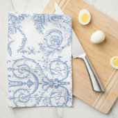 Capetian Toileのブルーベリー キッチンタオル (四つ折り)