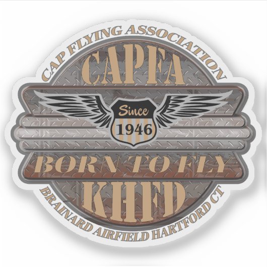 CAPFAステッカー シール (正面)