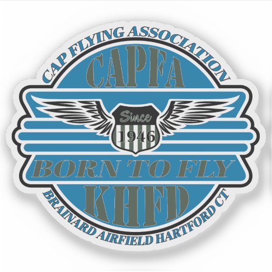 CAPFAステッカー シール (正面)