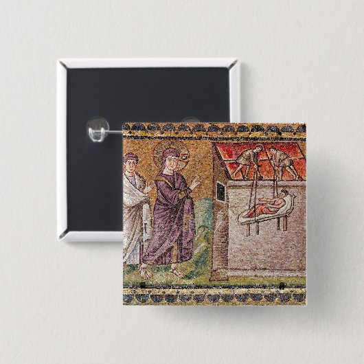 Capharnaumの中風患者 缶バッジ (正面&裏面)