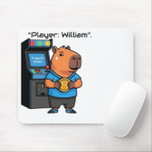 Capibara Arcade Gamer Mousepad マウスパッド (マウス)