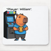 Capibara Arcade Gamer Mousepad マウスパッド (正面)