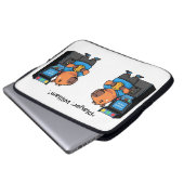 Capibara Arcade Retro Laptop Sleeve ラップトップスリーブ (正面下部)