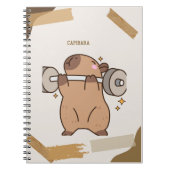  "Capibara Dreams: Libreta Única" ノートブック (正面)