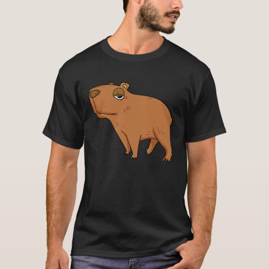 Capibara Water Pig Tシャツ (正面)