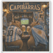 Capibarra Stickers bar ilusión シール (正面)