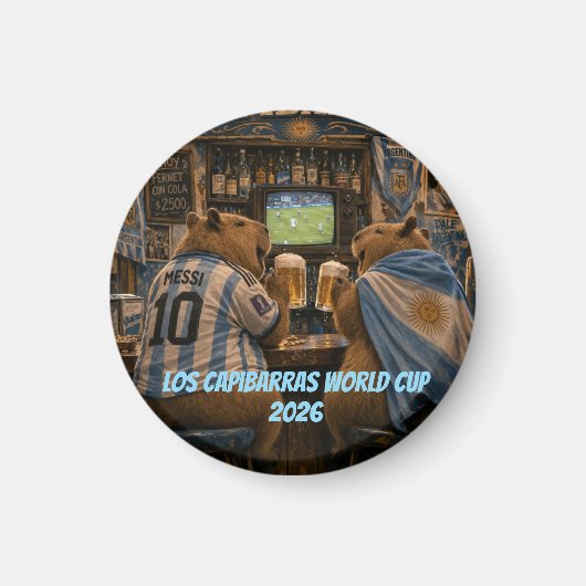 Capibarra Stickers bar ilusión マグネット (正面)