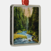 Capilanoの吊り橋の眺め# 2 メタルオーナメント (右)