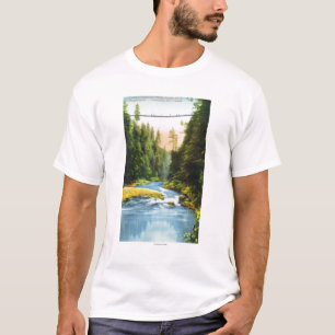 Capilanoの吊り橋の眺め# 2 tシャツ