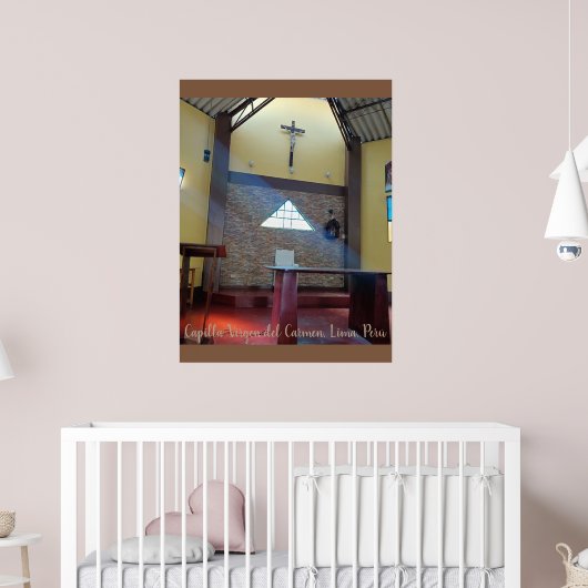 Capilla Virgen del Carmen, Comas, Lima, Perú ポスター (子ども部屋2)