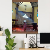 Capilla Virgen del Carmen, Comas, Lima, Perú ポスター (ホームオフィス)