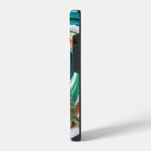 Capinha de Celular Camaleão: Estilo e Proteção iPhoneケース (左側面)