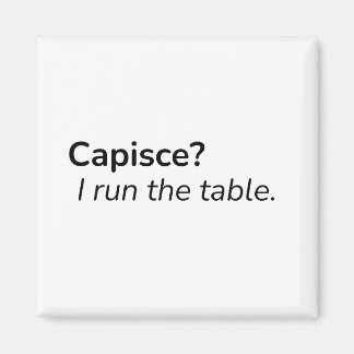 Capisce? 私がテーブルを仕切る。 - キッチンマグネット マグネット
