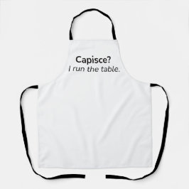 Capisce? 私が統率します。 - キッチンエプロン エプロン