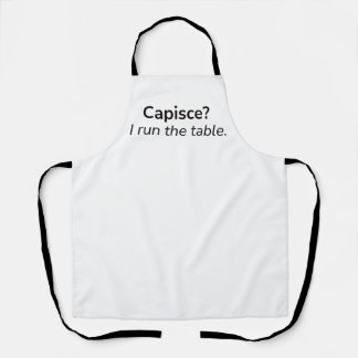 Capisce? 私が統率します。 - キッチンエプロン エプロン