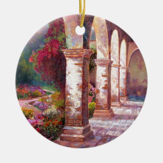 Capistranoの午後 セラミックオーナメント (正面)